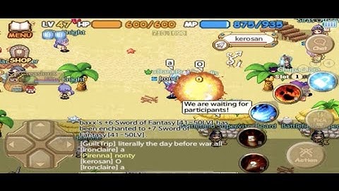 IMO TWOM Wadangka: Lvl 47 warr vs. Lvl 47 mage (pvp)