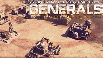 command & conquer [Generals : Evolution] Beta 0.2  1 vs 3 Brutals