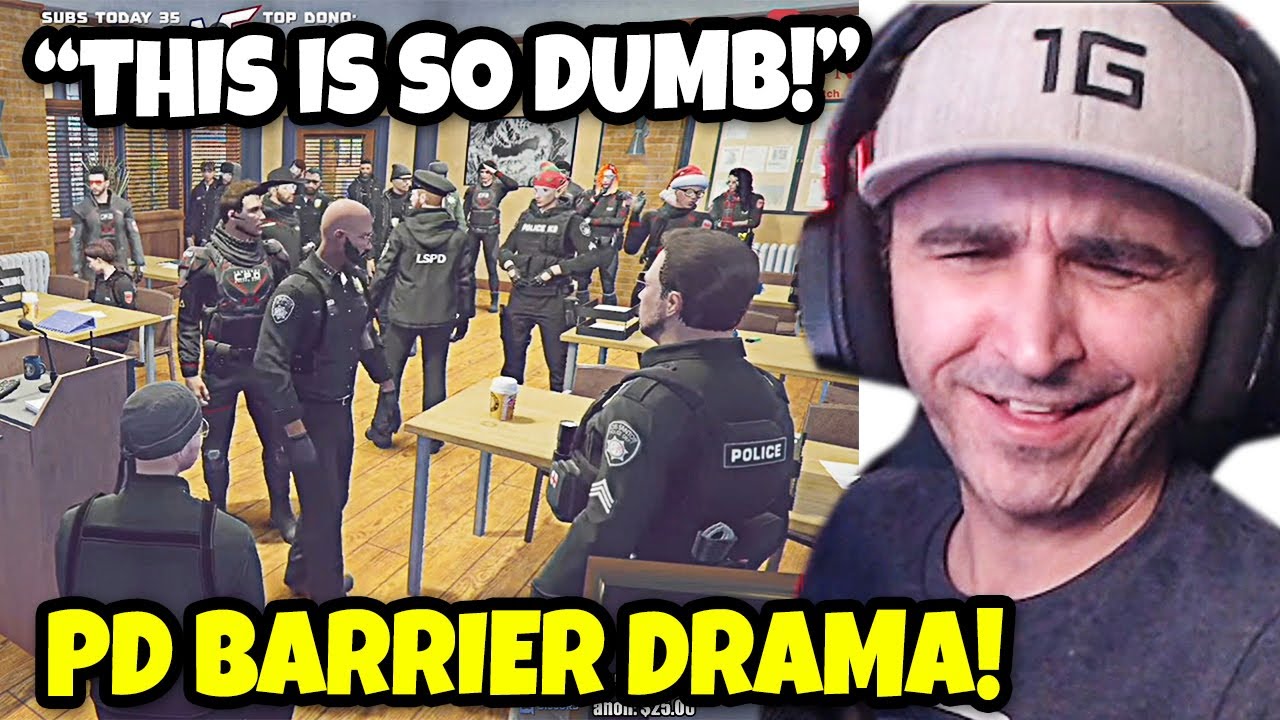 Summit1g REACTS To Hutch & Dean VS PD BARRIER DRAMA & NEW RULES! | GTA 5 NoPixel RP