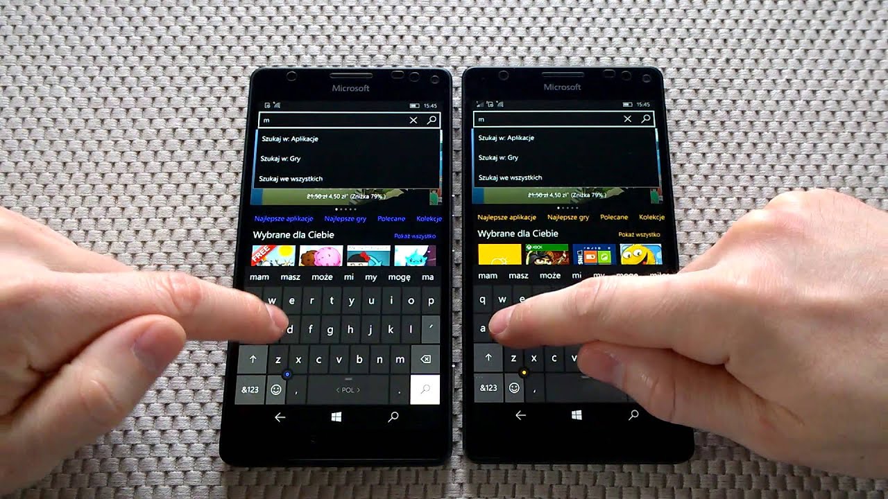 Windows 10 Mobile - 10586.164 (TH2) vs 14295 (RS1)