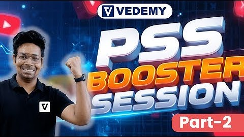 PSS Booster Session-2 | Problem Solving Skill | Molecular Biology | Dr Virendra Singh | Vedemy