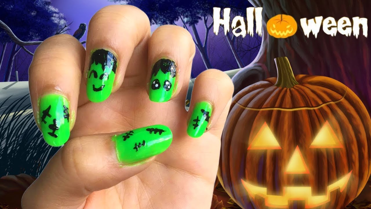 10. "Zombie Nail Art Tutorial for Halloween" - wide 7