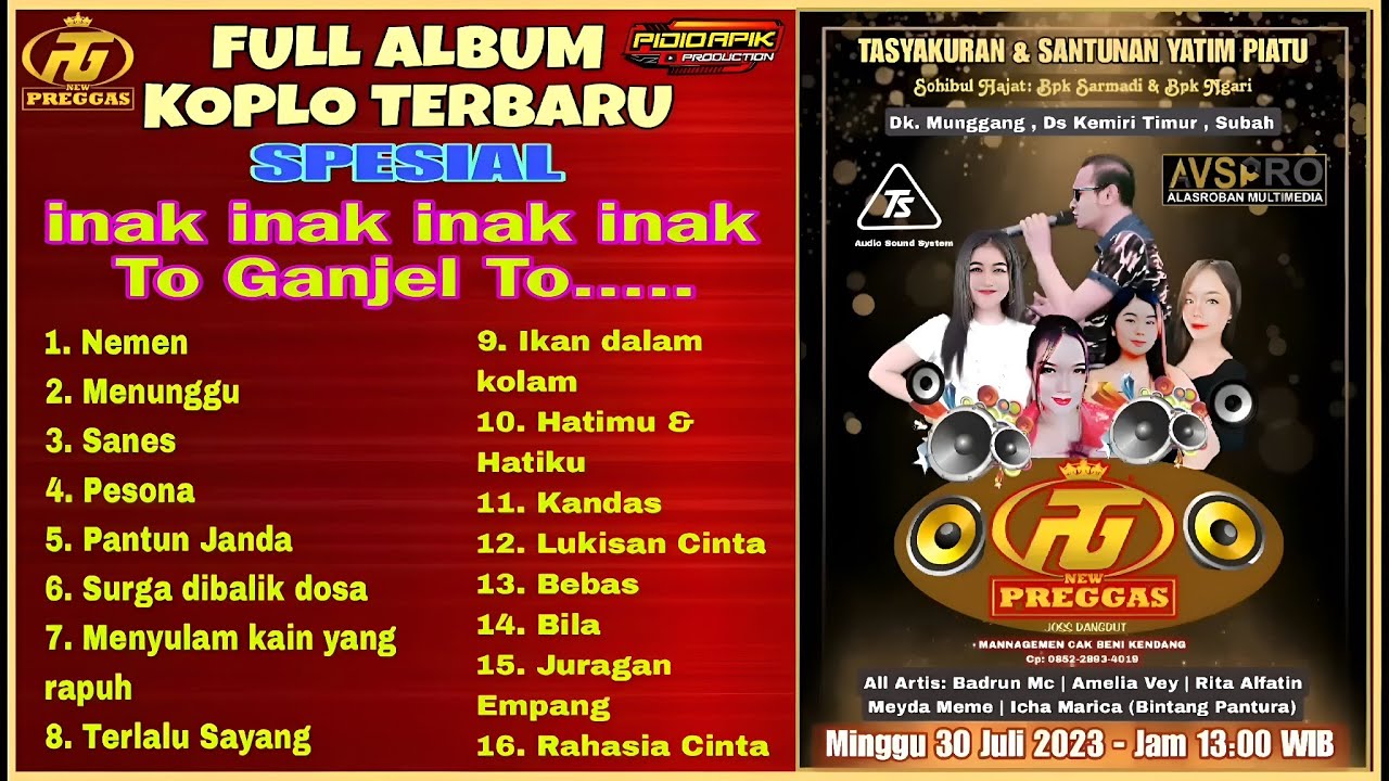 Koplo To Ganjel To FULL ALBUM NEW PREGGAS TERBARU LIVE KEMIRI TIMUR CAK BENI KENDANG