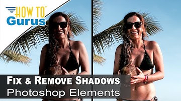 Photoshop Elements | How to Fix and Remove Shadows on People Photos Tutorial