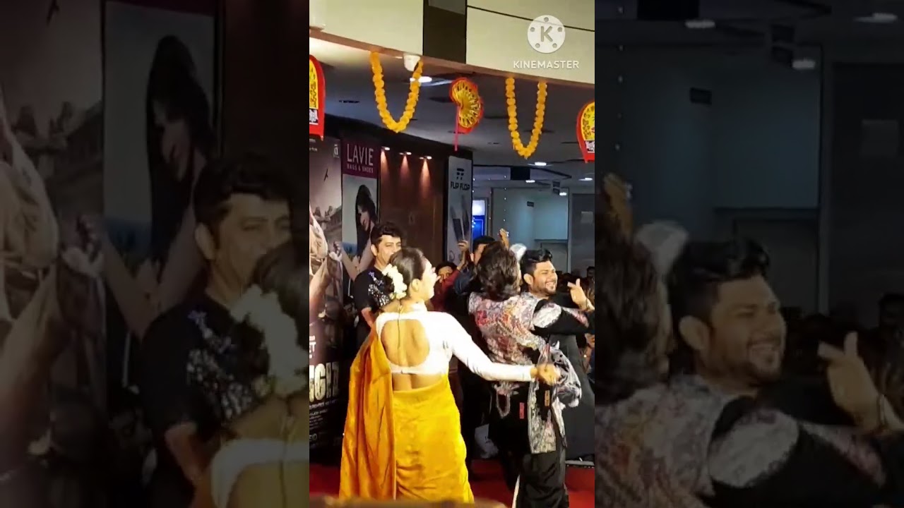 Superstar Jeet dance on Ragada song at Avani mall. 