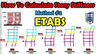 How To Calculate Story Stiffness Manually (Second Method) In ETABS 2023 screenshot 5