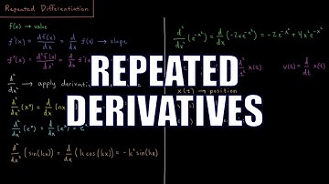 PChem Math 1.10 - Repeated Derivatives