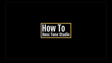 HOW TO - BOSS TONE STUDIO | Import Patches | Unzip Files |  It