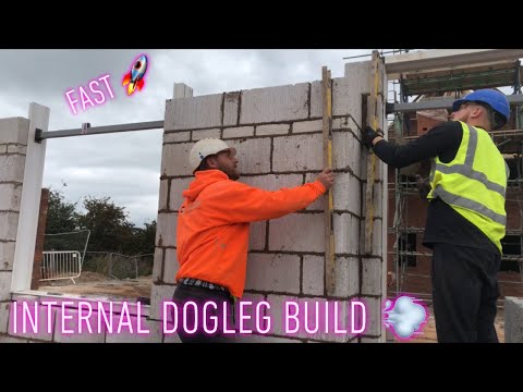 Smashing up internal block work corner FAST!! - YouTube