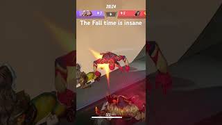 How long u see her fall 😱 #gaming #marvelrivals #gameplay #marvelrivalsclips #marvelgames