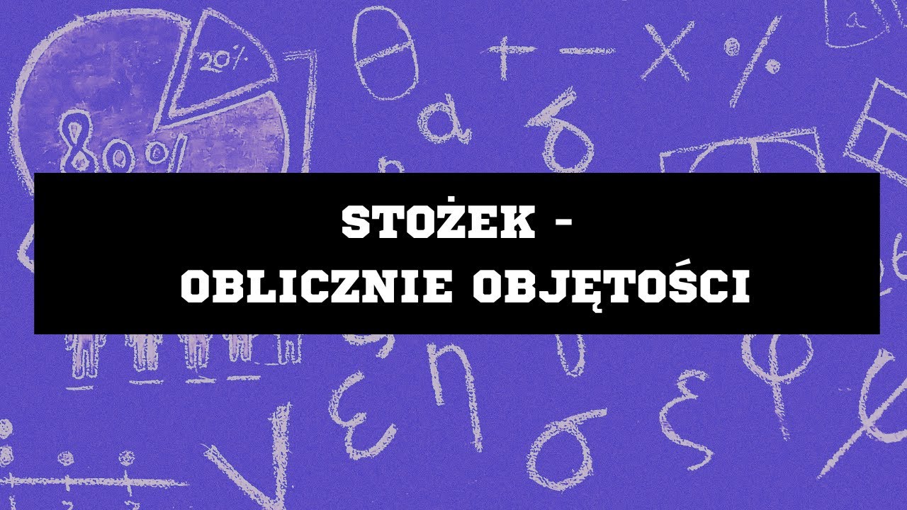 Stożek obliczanie objętości
