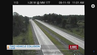 Fatal crash in I-26