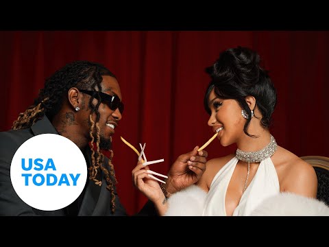 Cardi B and Offset celebrate Valentine's day at McDonald's | USA TODAY