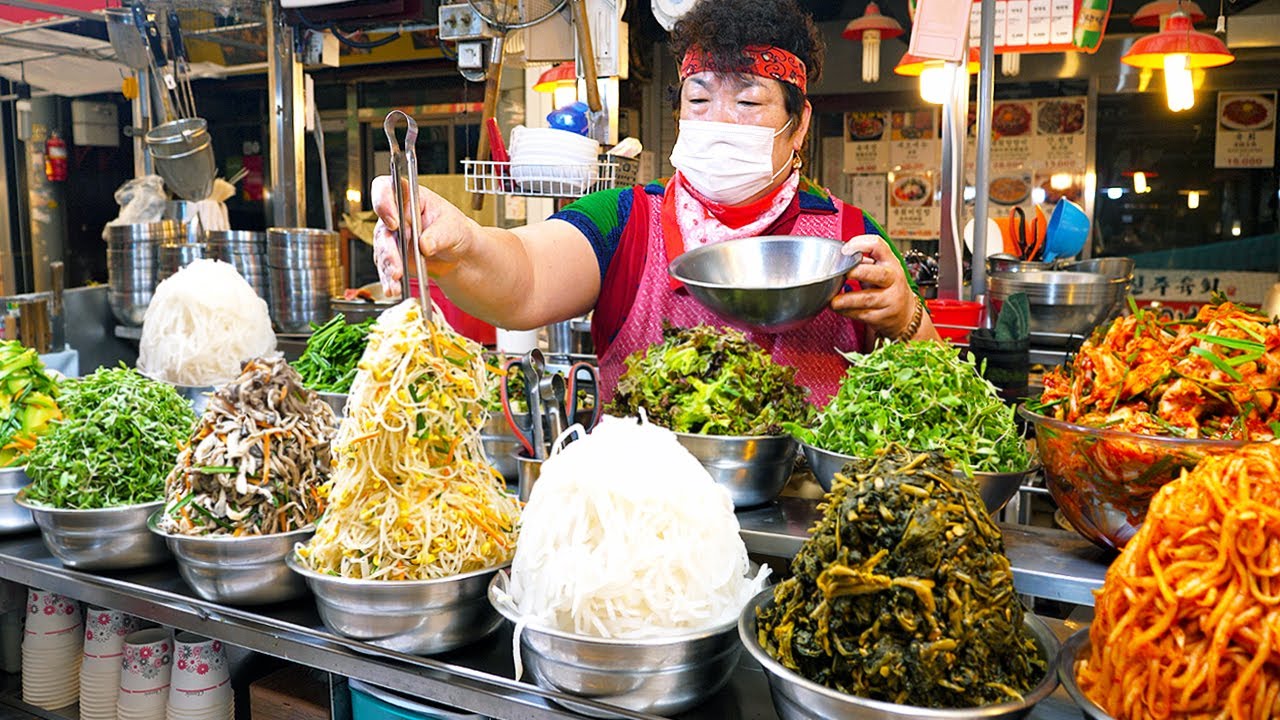 ⁣한번 맛보면 환장하는? 줄서서 먹는! 광장시장 길거리 음식 몰아보기 TOP6 / Amazing Korean Gwangjang Market Street Food Compilation