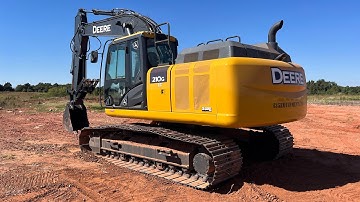 John Deere 210G Excavator - Pattern Control Changer Location
