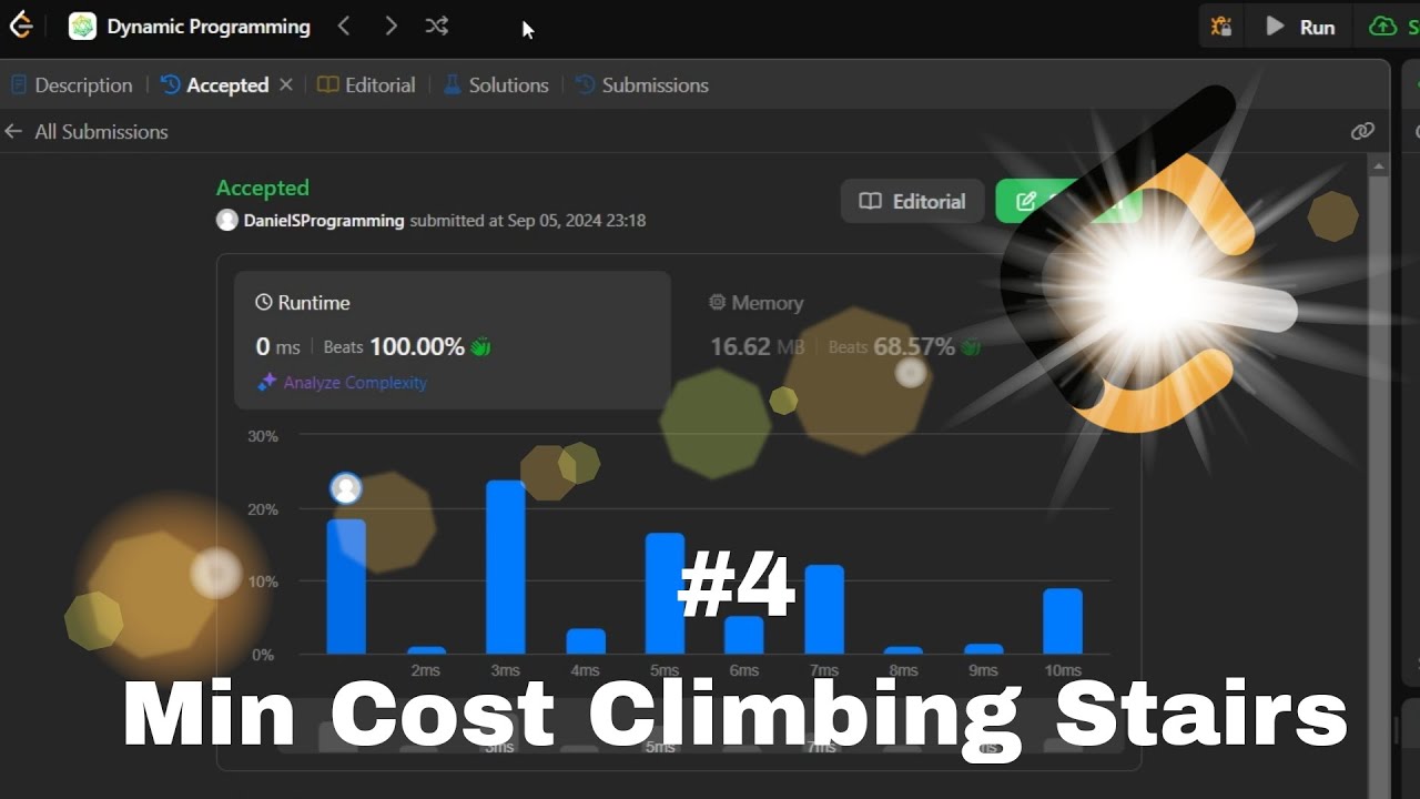 Leetcode - Dynamic Programming 4 - MinCostClimbingStairs - YouTube