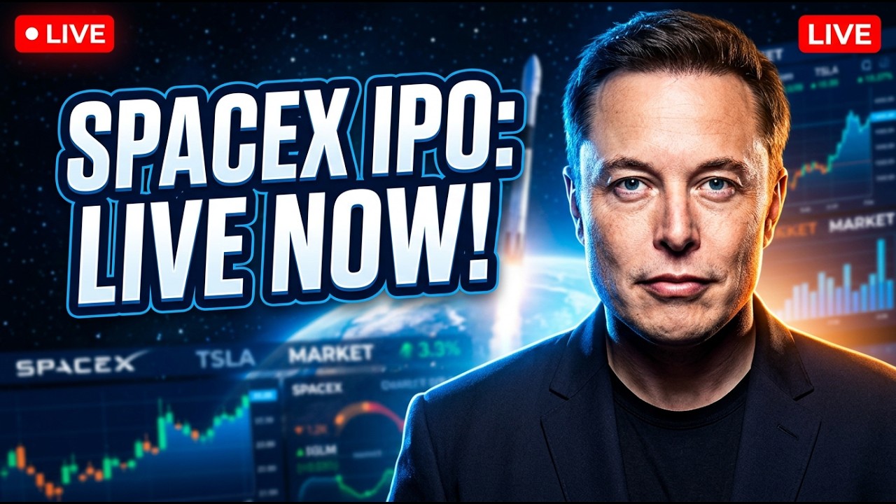 LIVE NOW: SPACEX IPO TRADING