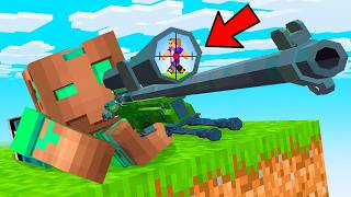 Añadí ARMAS REALES sin Decírselo a mi AMIGO en Minecraft!