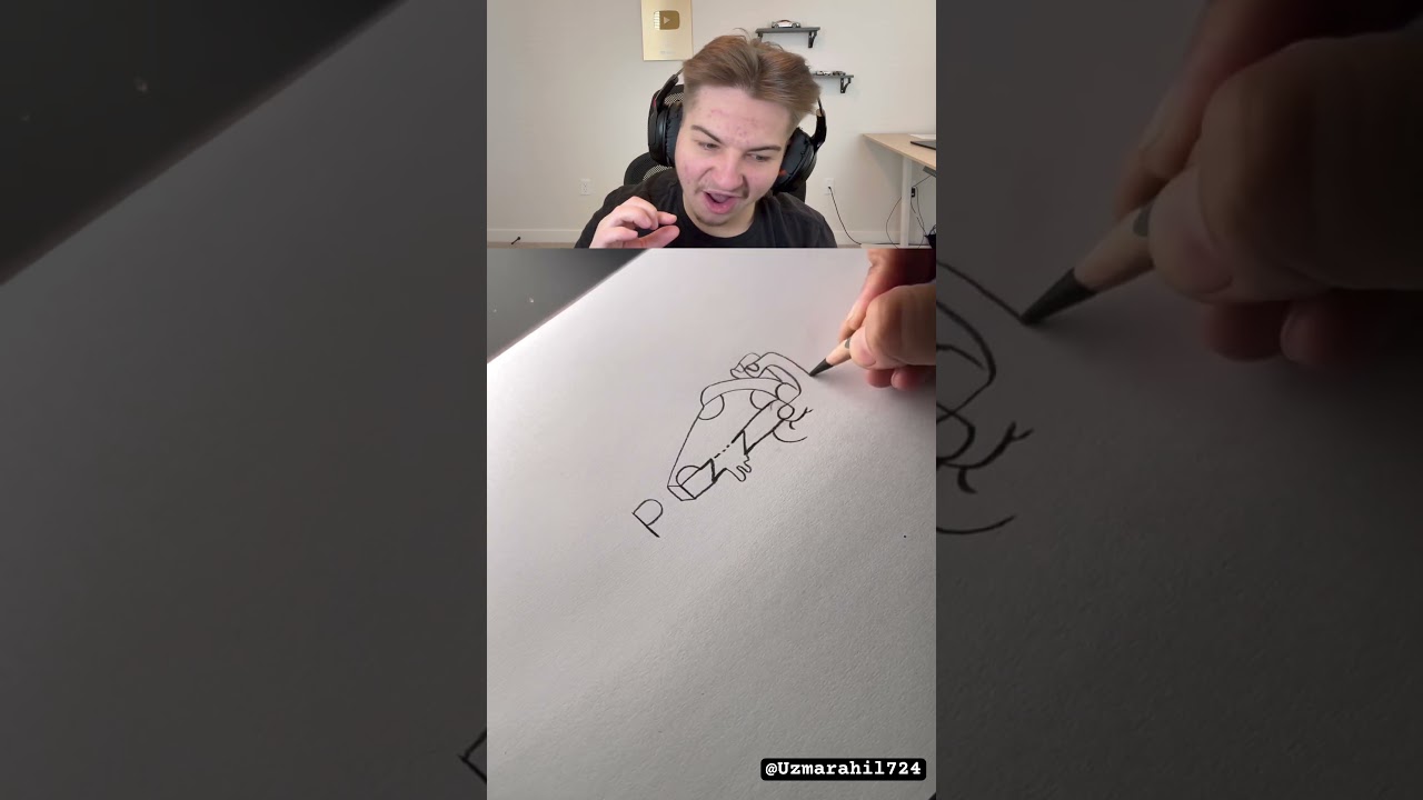 Drawing Word Pizza Into Pizza 😳