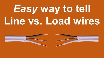 How to tell line and load wires when installing GFCI, dimmer/smart switch, or floor heating control