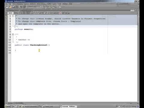 Week 14 Memento Design Pattern Part 2