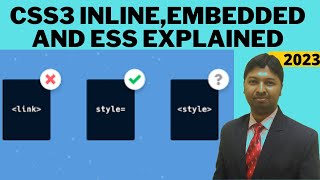 Christo Ananth - CSS Inline, Embedded and External Style Sheets, Navig Links - Internet Programming