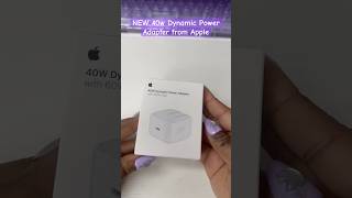 Apple 40W Dynamic Power Adapter ⚡ Tiny + Cute Unboxing 💜 #youtubeshorts #youtube
