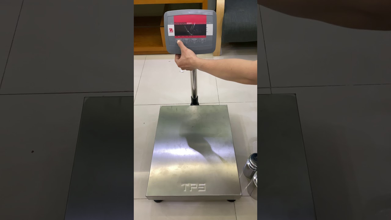 Hiệu chuẩn cân bàn t24pe ohaus t24Pe