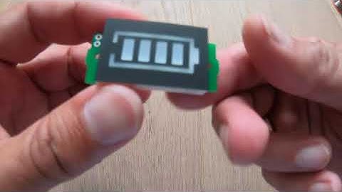 Lithium Battery Capacity Indicator Module
