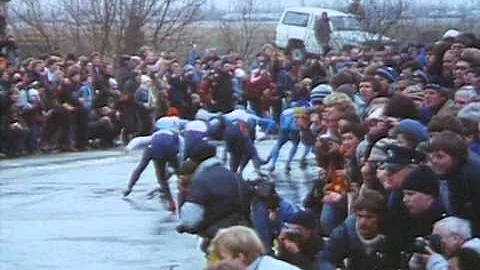 Elfstedentocht 13e 1985 winnaar Evert van Benthem