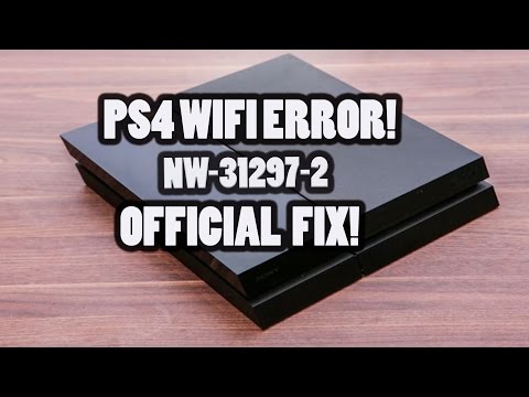 Playstation 4 NW-31297-2 error OFFICIAL FIX