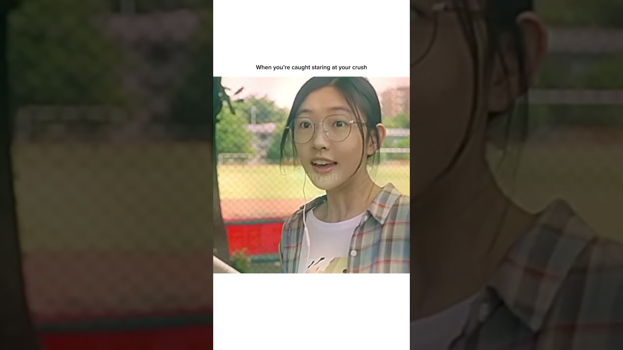 when you are caught staring at your crush🤭❤️