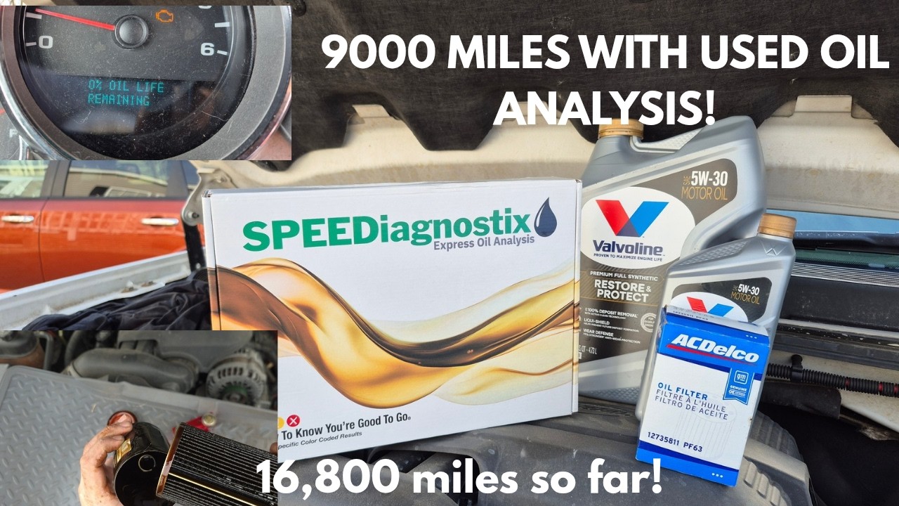 Масло Valvoline Restore and Protect #3... Я проехал на этом масле 9000 миль! Что покажет анализ м...