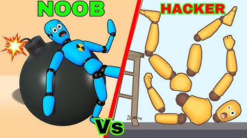 KICK & BREAK RAGDOLL vs RAGDOLL BONE SMASHING - Walkthrough ASMR All Levels Satisfying Android, iOS