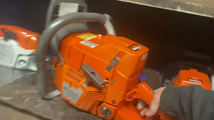 Donny walkers chainsaws showing a Stihl ms 462