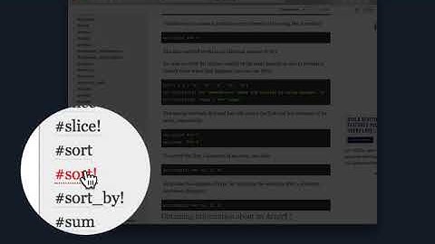 Section 3.4: “More array methods” (Ruby)