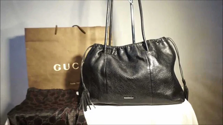 TOM FORD FOR GUCCI RUNWAY LIZARD (EFFECT)SKIN BAG