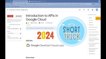 [2024] Introduction to APIs in Google Cloud | #qwiklabs | #GSP294 | [With Explanation🗣️]
