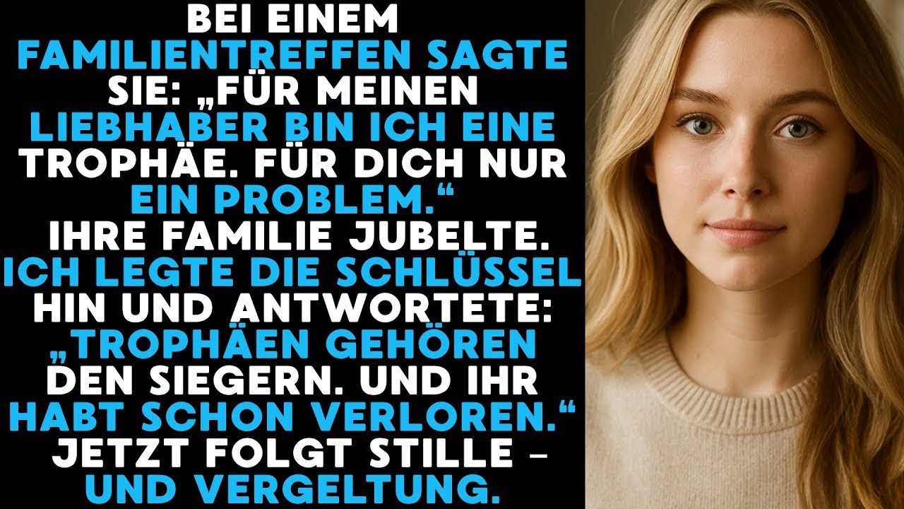 Beim Essen verspottete sie mich, ihre Familie jubelte – und ich verließ schweigend den Raum.