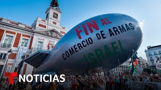 Cientos de manifestantes piden al Gobierno de España que rompa relaciones con Israel