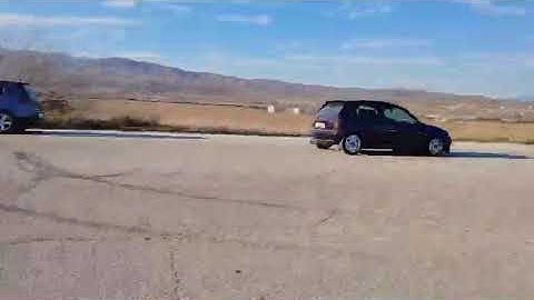 Corsa B C20XE 148hp on the wheels vs Corsa B C20XE itb dark blue