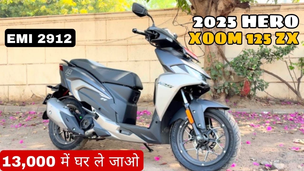 Now Available in Showroom New Launch Hero Xoom 125 with Exra