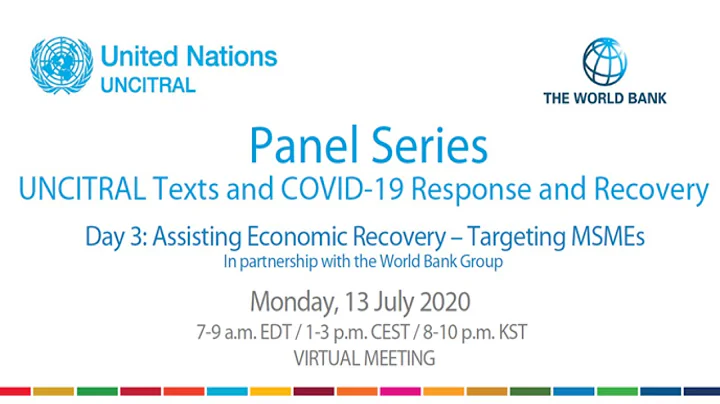 Day 3: Assisting Economic Recovery  Targeting MSMEs