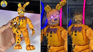 MAKING THE YELLOW RABBIT (SPRING BONNIE) FNAF MOVIE/ PORCELAIN SCULPTURE