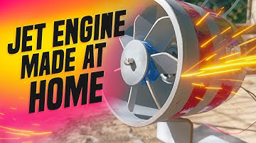 Homemade Jet Engine Model | Powerful Ducted Fan Made at Home