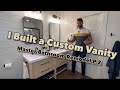 How to Build a DIY Dual Vanity