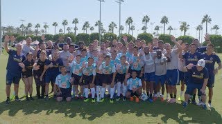 Thai Soccer Team Practices with the L.A. Galaxy