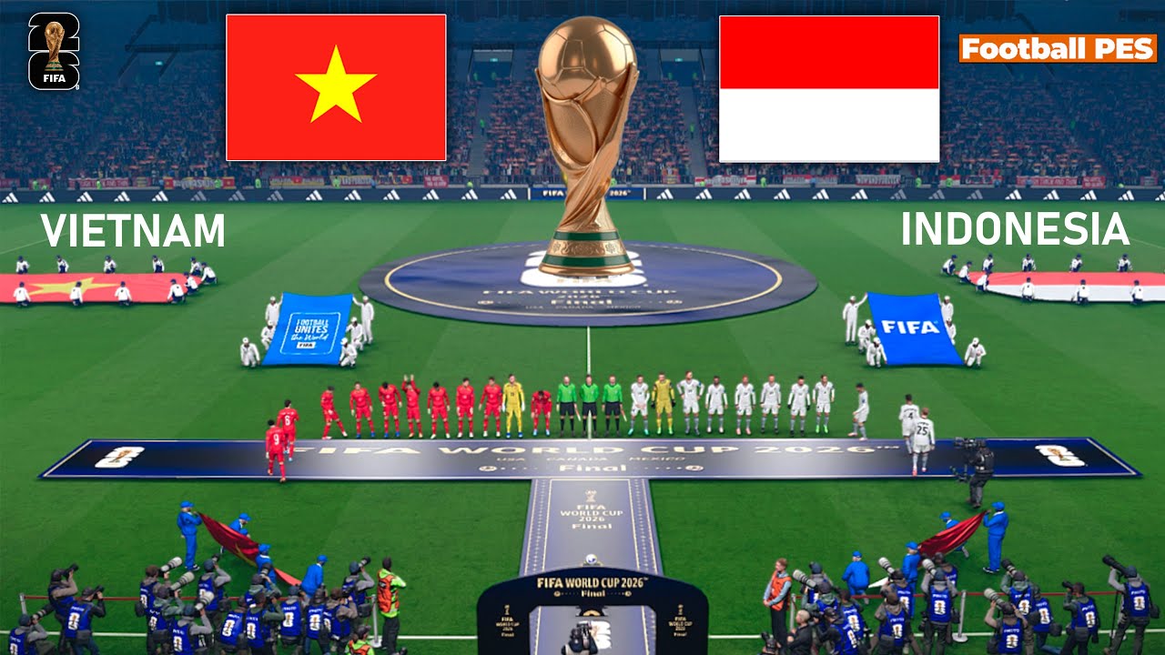 VIETNAM vs INDONESIA |  FINAL FIFA World Cup 2026™ | INDONESIA vs VIETNAM | Full Match | PES 21