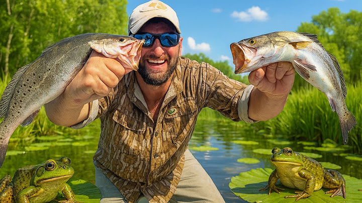 An EPIC DAY in Louisiana's BEST KEPT SECRET Town (Fishing and Frogging)