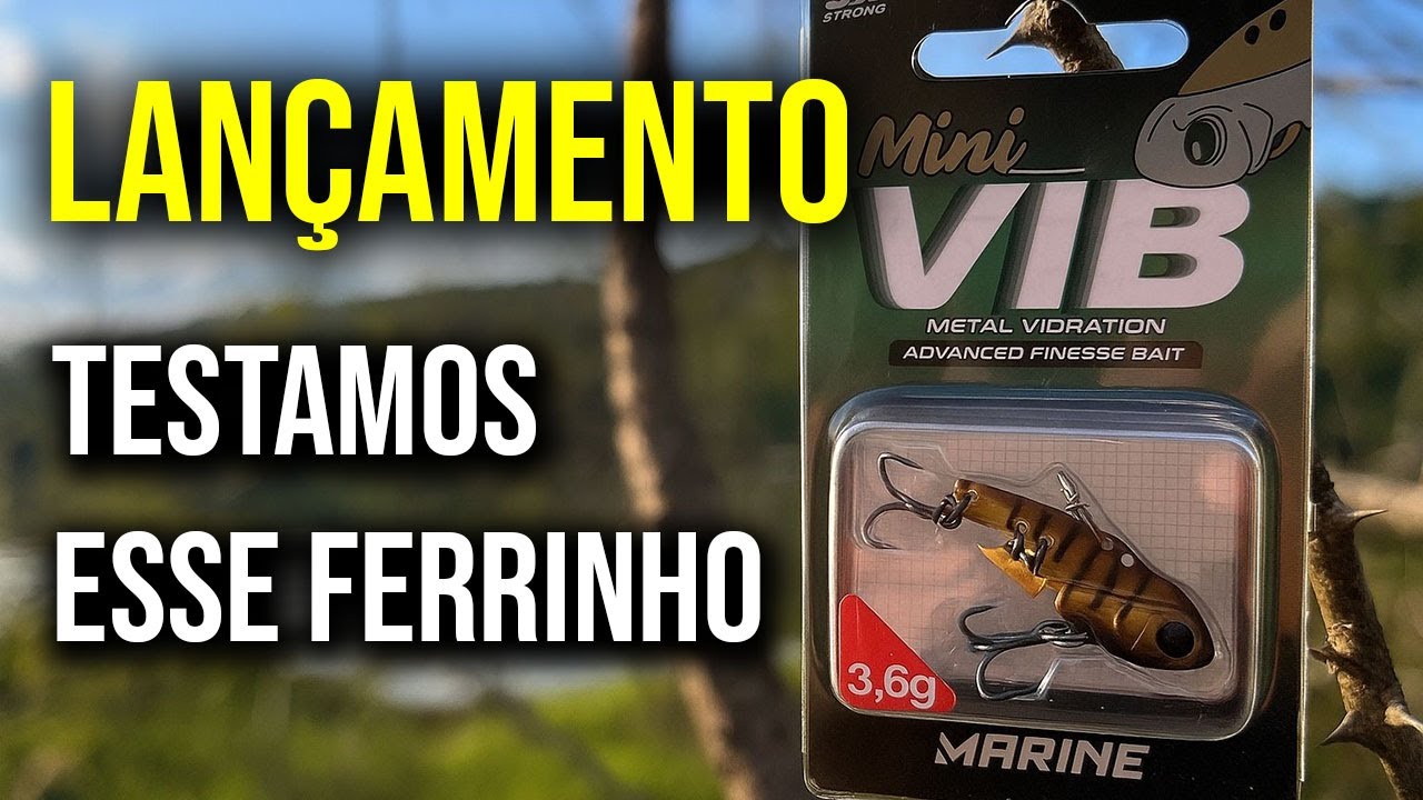 Pescamos com a isca MINI VIBE da MARINE e os inscritos estavam lá..